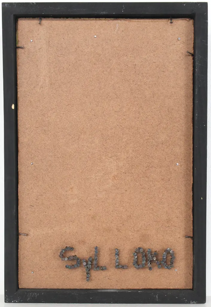 SYLO-019c, Inconnus connue inconnus III, Syl Loko, 2023, Nails, acrylic on plywood, 20 x 30 cm.webp