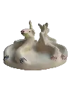 BEDE-055c, Untitled, Benjamin Deguenon, 2025, painted ceramics, 8x17x13.5cm.webp