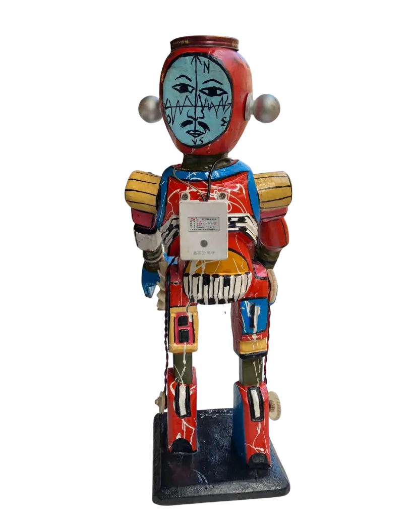 DECA-005b, Kiti Balo, Demba Camara, 2024, Mixed media, 59x25x20.5cm.webp